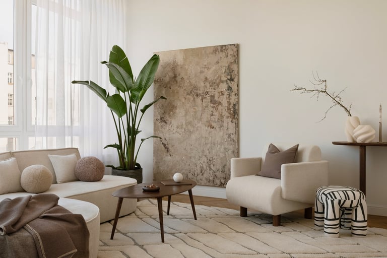 Elegant modern home interior