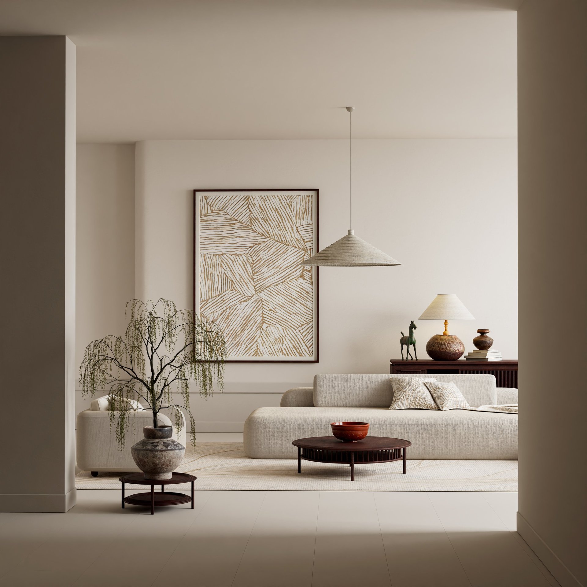 Luxurious modern home interior