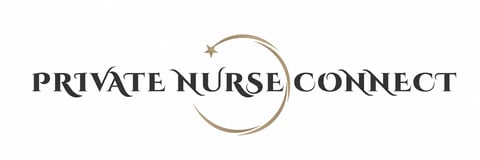 Private Nurse Connect logo with text and circular icon